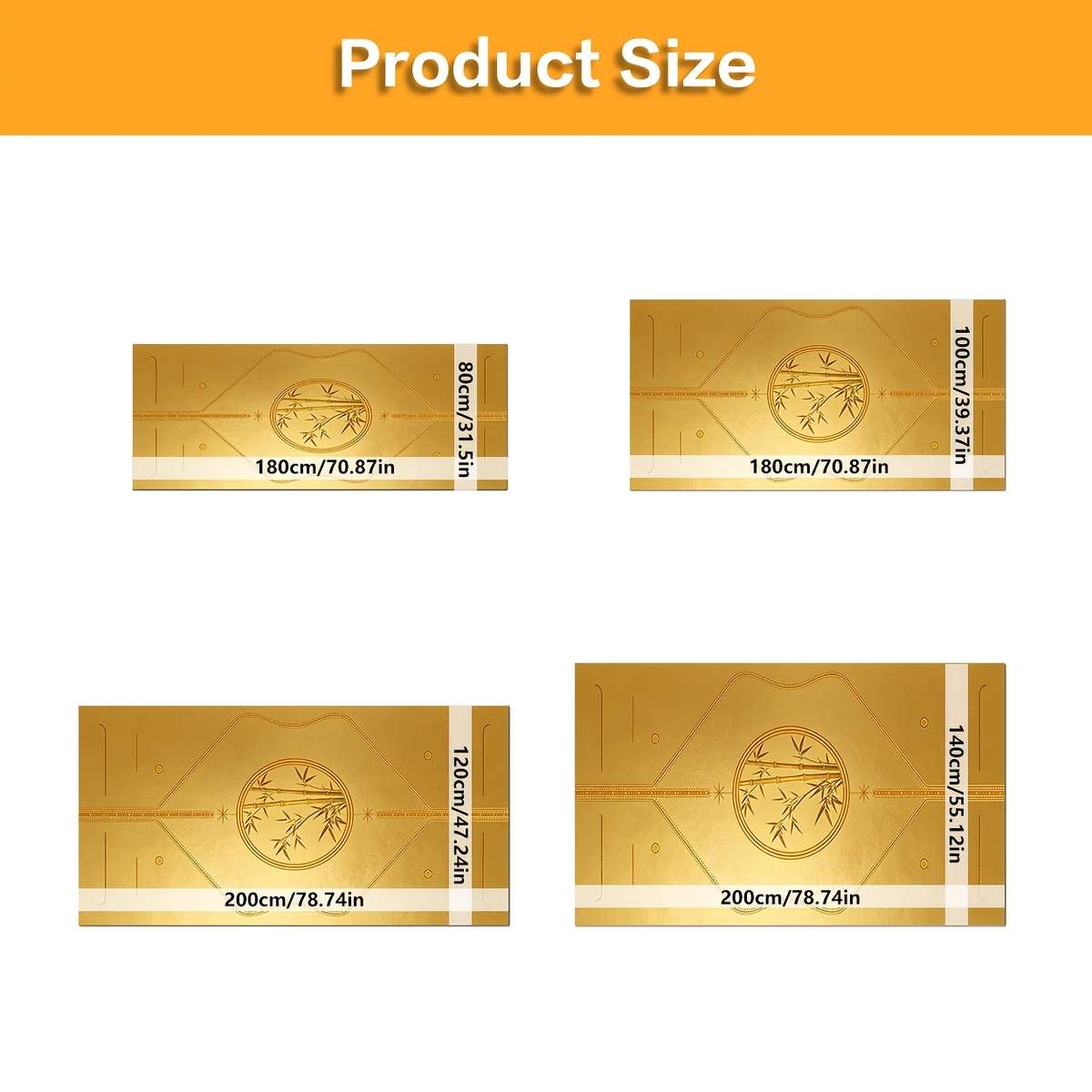 Yoga Mat 80*180Cm31.5*70.87In
