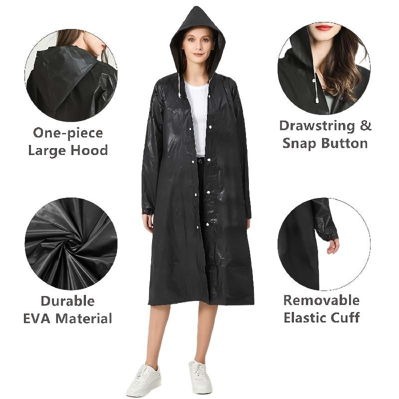 Raincoat Blackgrey Twopiece Set