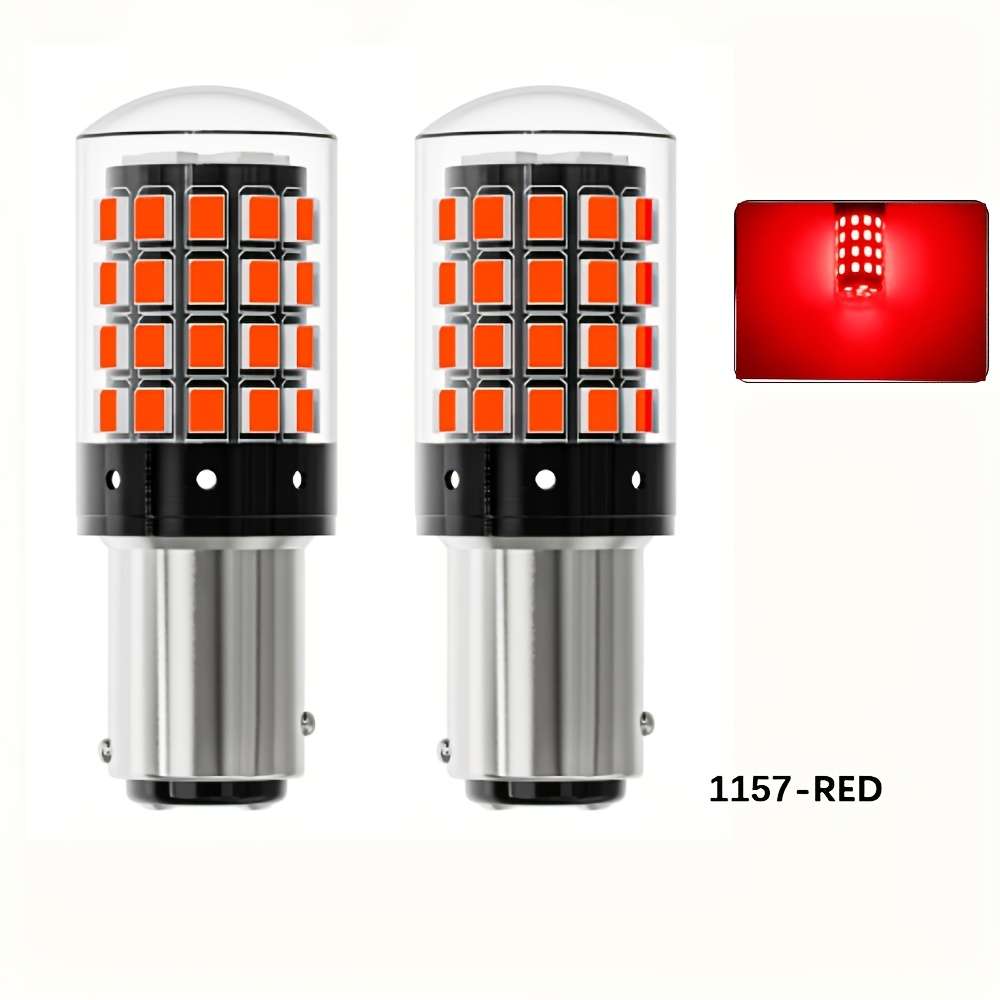 Car Lights Items 2Pcs Red 1157