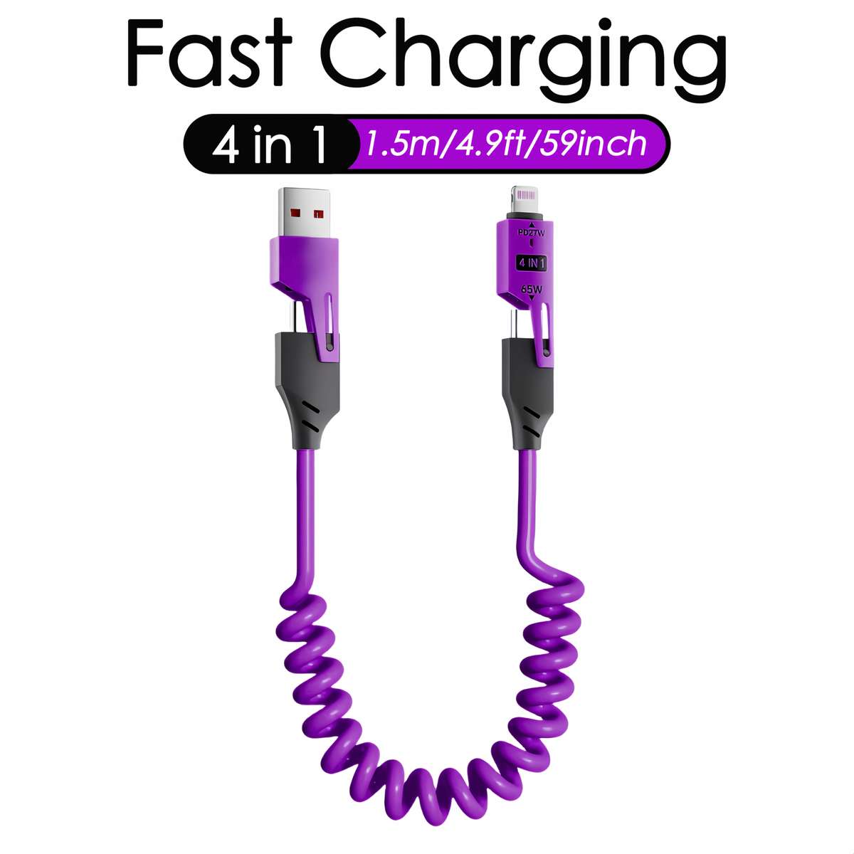 Charging Cable Quantity Purple Blue