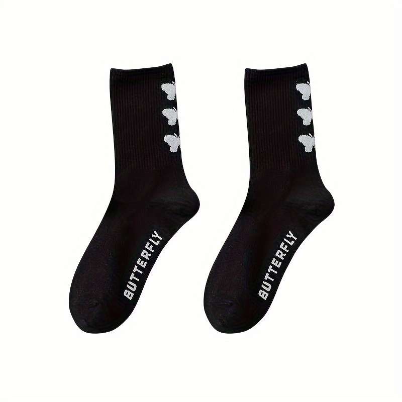 5 Pairs Mixed Color One Size High Elastic Socks