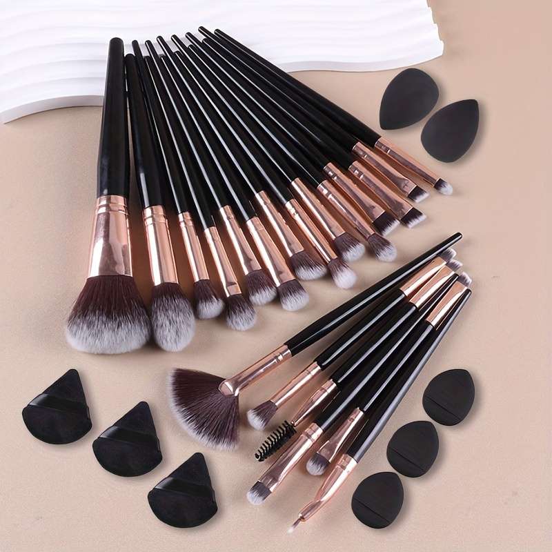 Makeup Brush Set Color Black2 Quantity28Pcs