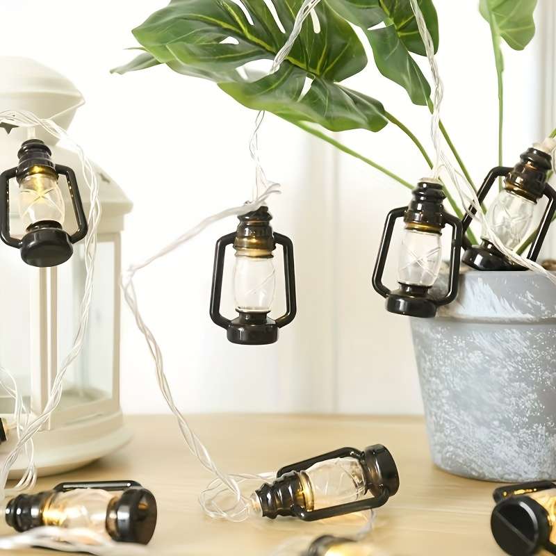 Vintage Led Lantern String Lights 3M