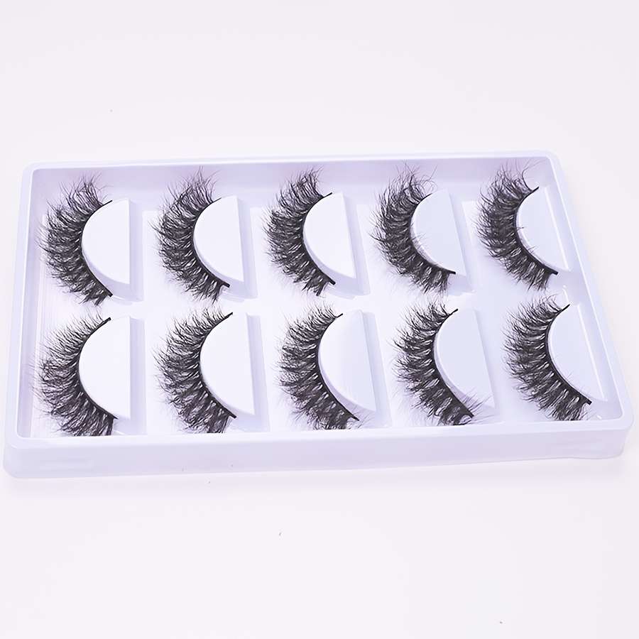 5pairs Volume Fluffy Mink Lashes Model Sa06