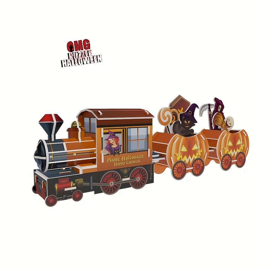 3D House Model Ornaments Style Train
