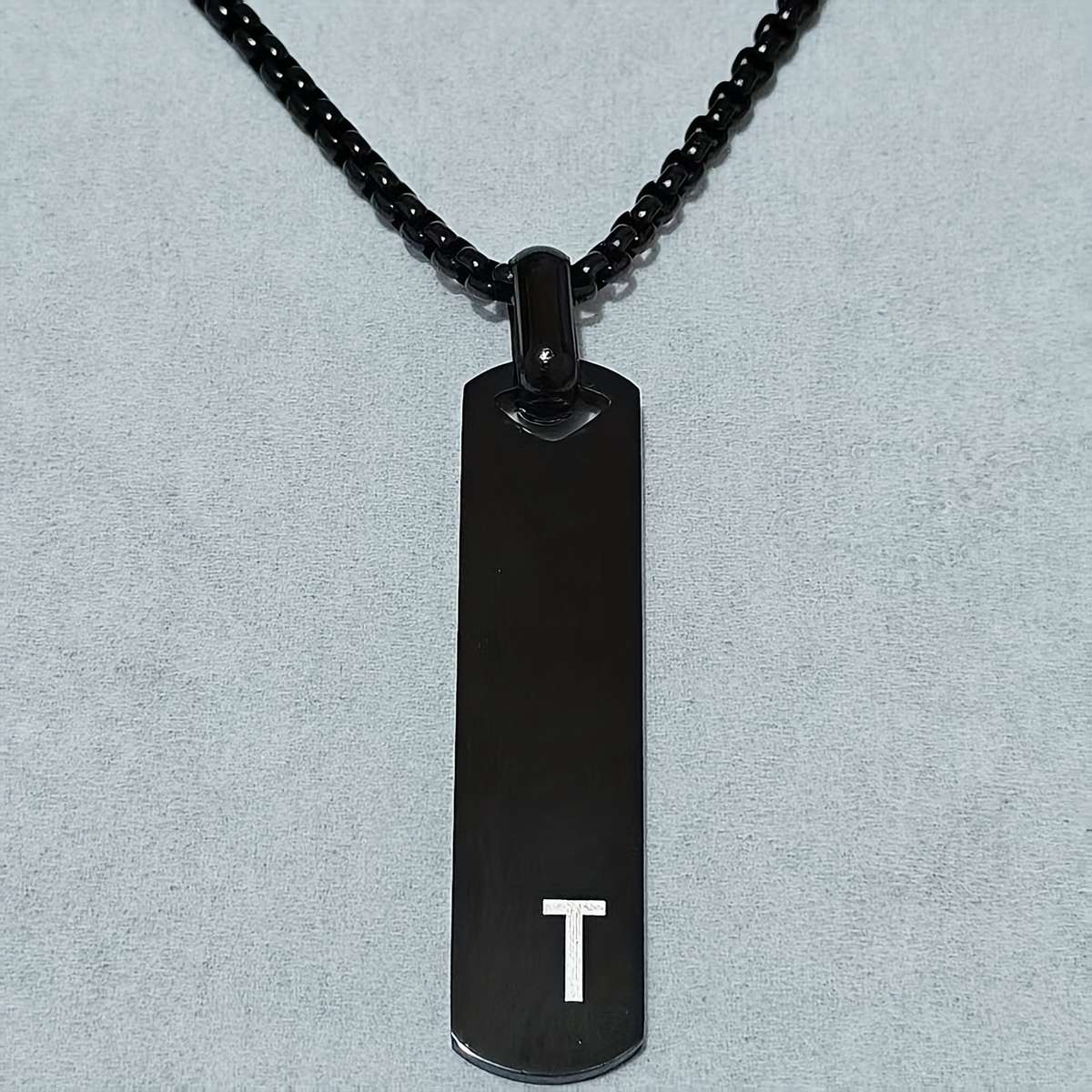 Rhinestone 316L Stainless Steel Laser Black
