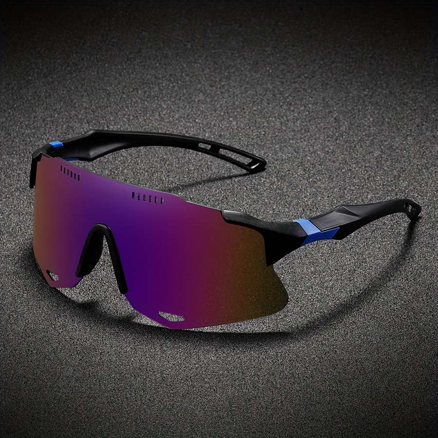 Cycling Glasses Color Black Framed Red Lens