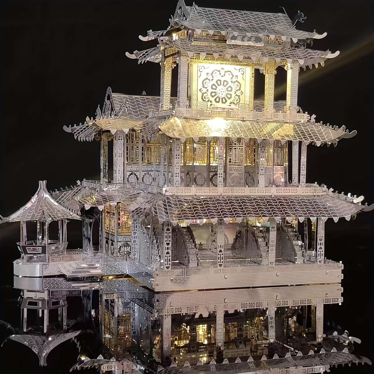 Building Toy Architectural Model Toy Set Items Tianyin Pavilion
