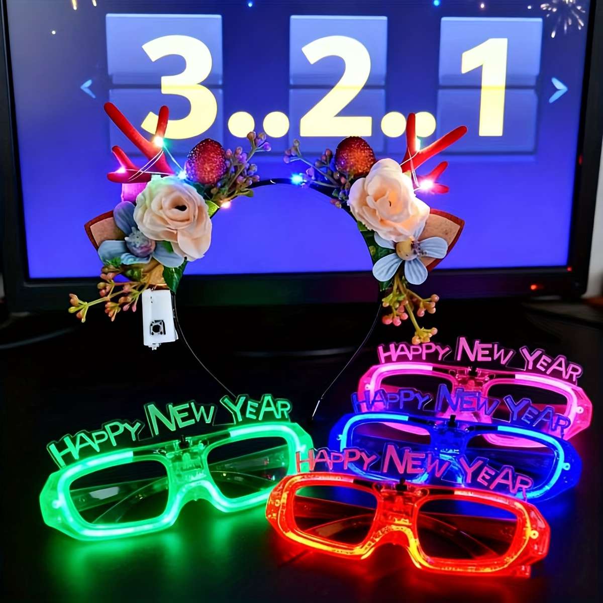 Mens Glasses Color 2Pcs Random Style