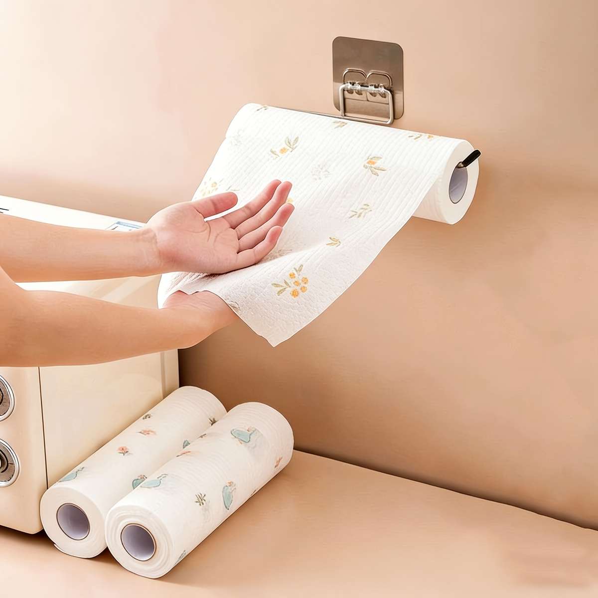 Rag Color Printed Patterns Shipped Randomly Capacity 17X18Cm 6.69X7.09Inch  1 Roll Of 30 Pieces