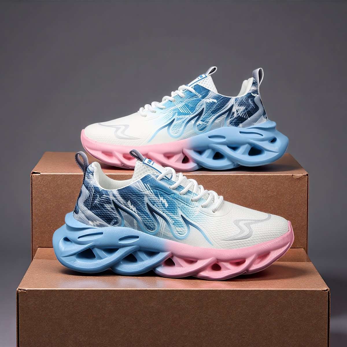 Sneakers Color White Blue Sizeuk 3