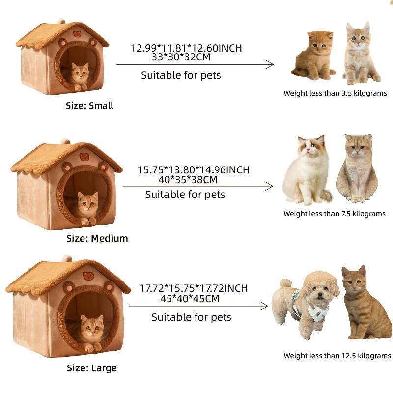 Pet supplies color A    Brown size Medium  40cmx 35cmx 38cm