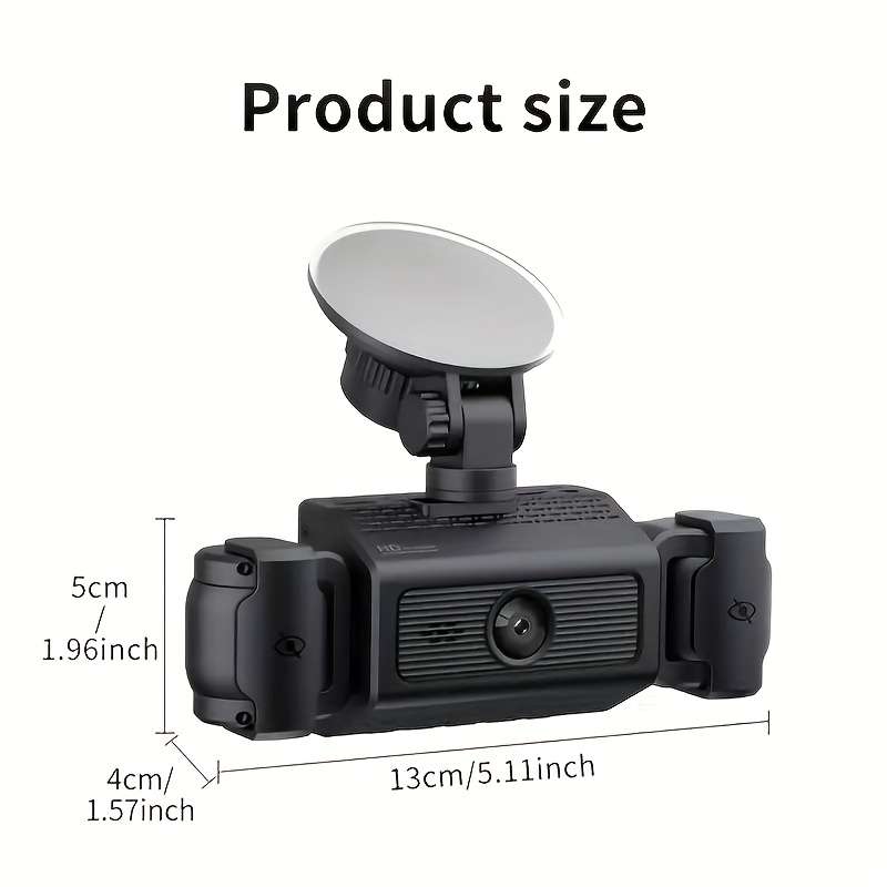 Dashcam Items 3 Lens Without Card