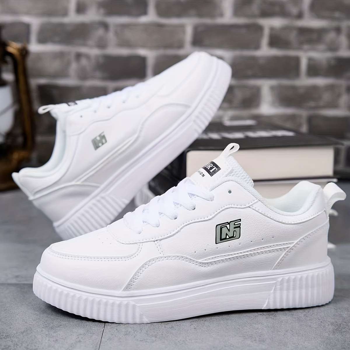Sneakers Color White Sizeuk 7.5
