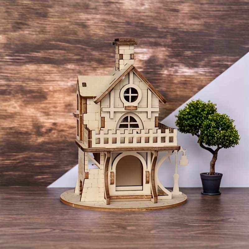 Building Toy Architectural Model Toy Set Color Country House