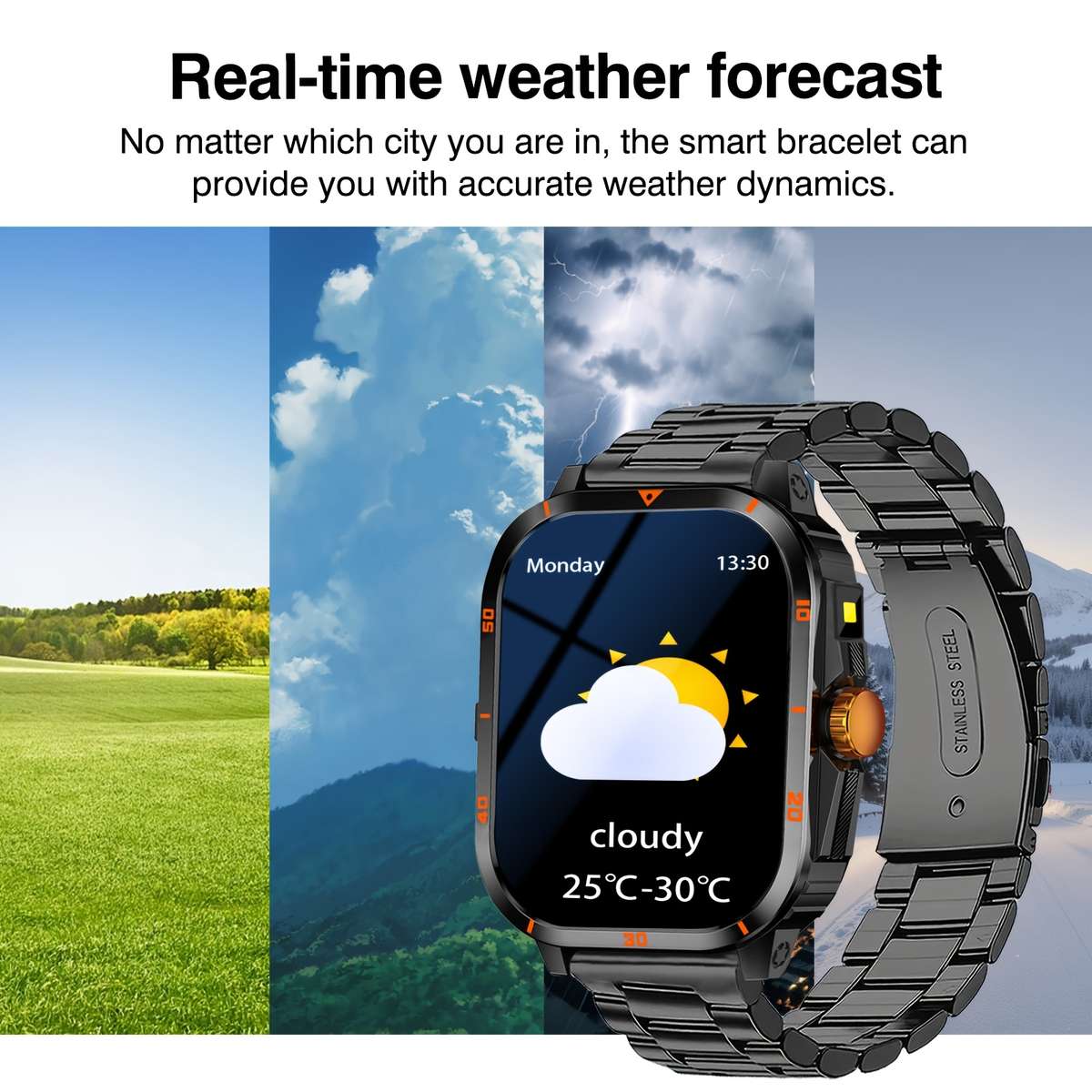 Zacharyer Smartwatch For With Wireless For Iphone Android Music Player