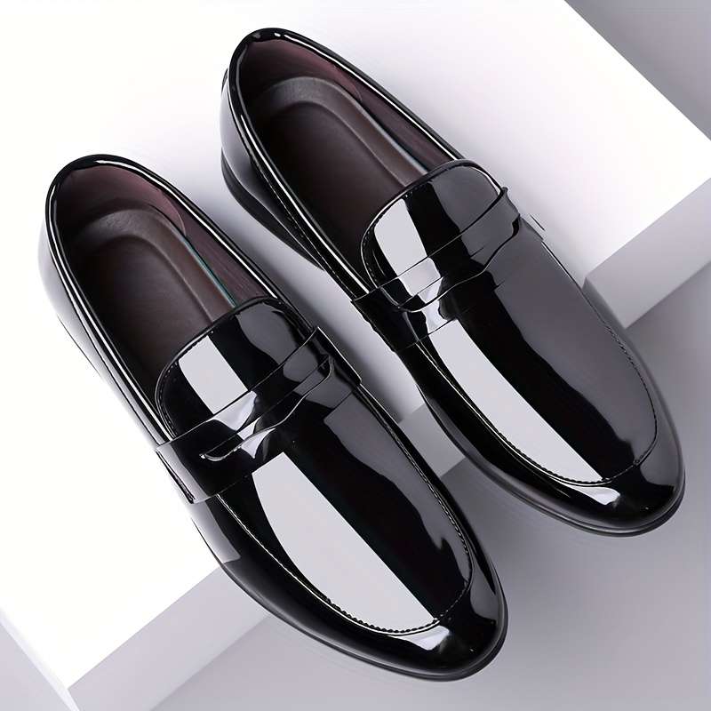 Mens Leather Shoes Color Black Sizeuk 10.5