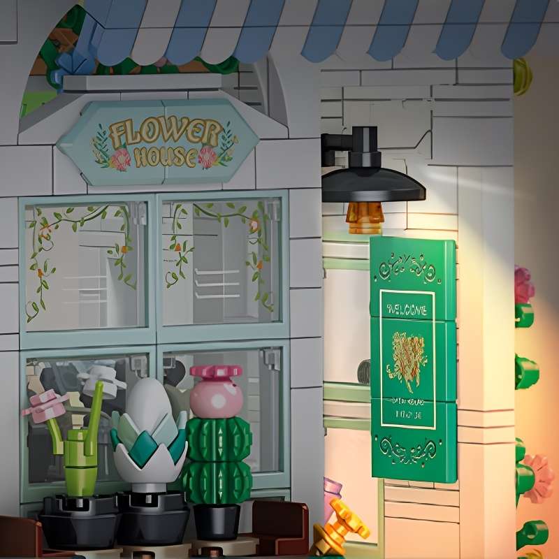 3D Building Model Puzzle Set Style House