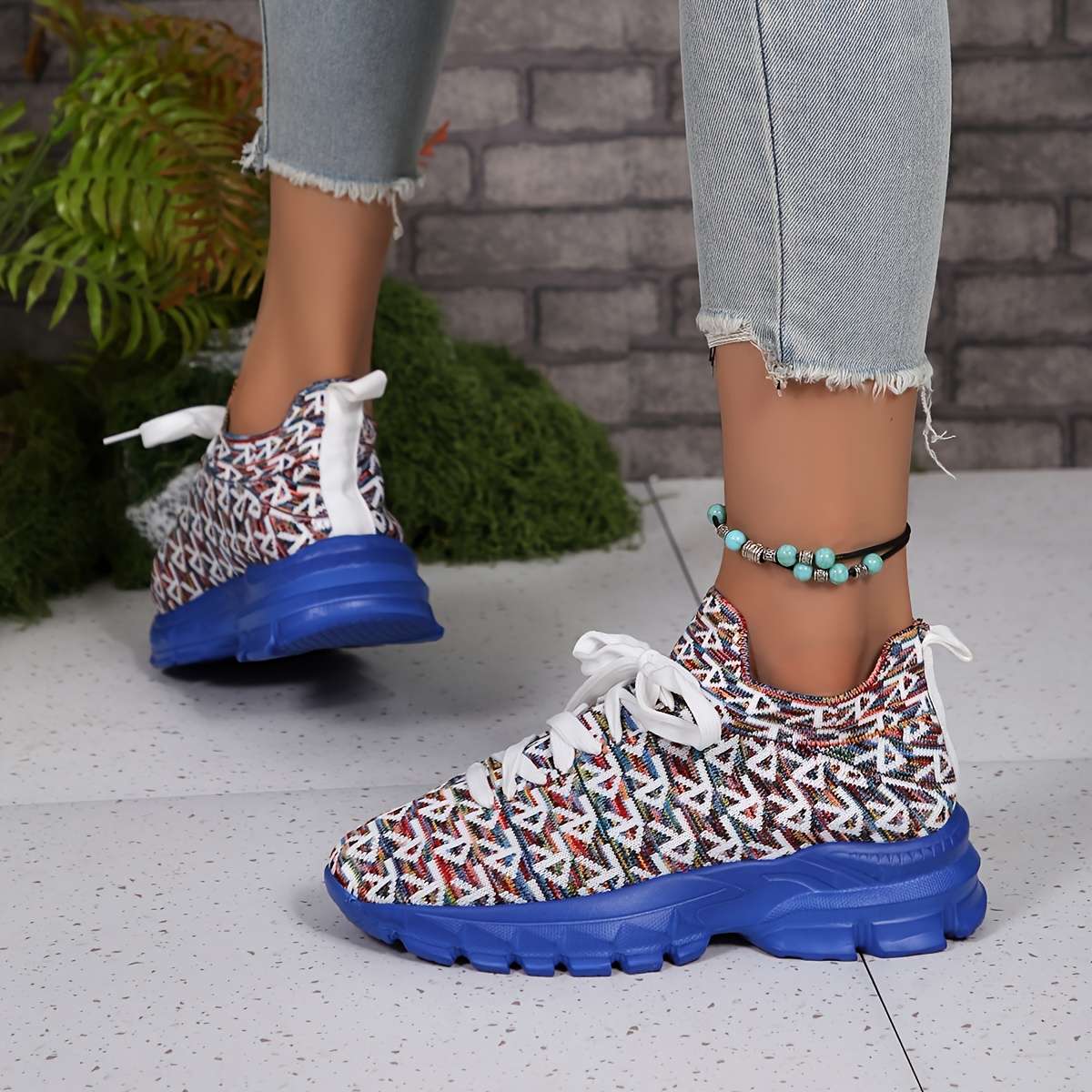 Women S Sneakers Color White Sizeuk 7.5