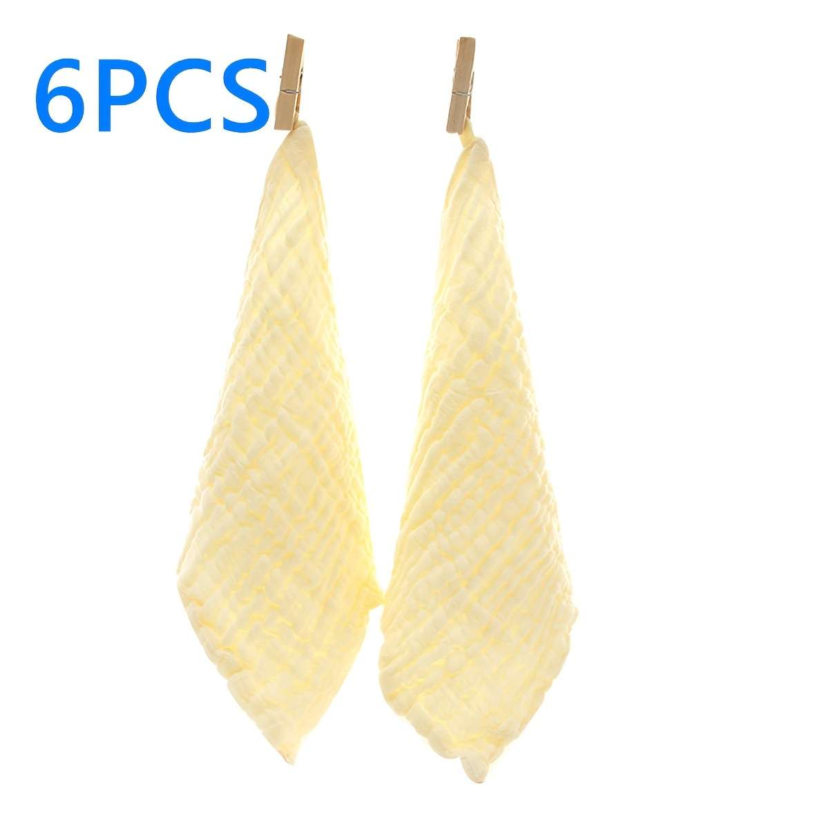 Towel Color 6Pcs White
