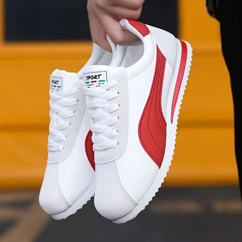 Sneakers Color White Red Sizeuk 4