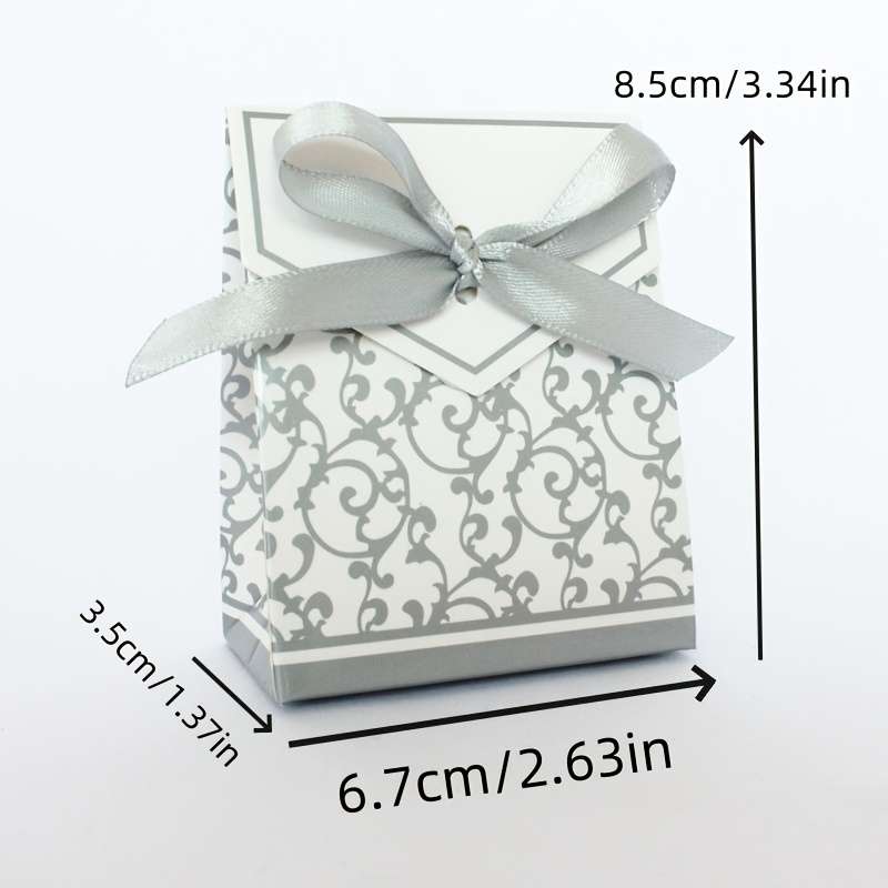 Christmas Gift Boxes Color Golden Quantity 10Pcs