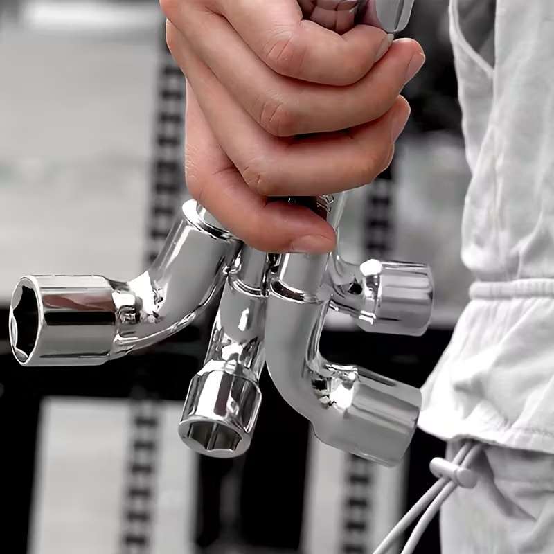 6Pcs Set L-Shaped Porous Socket Wrench Set