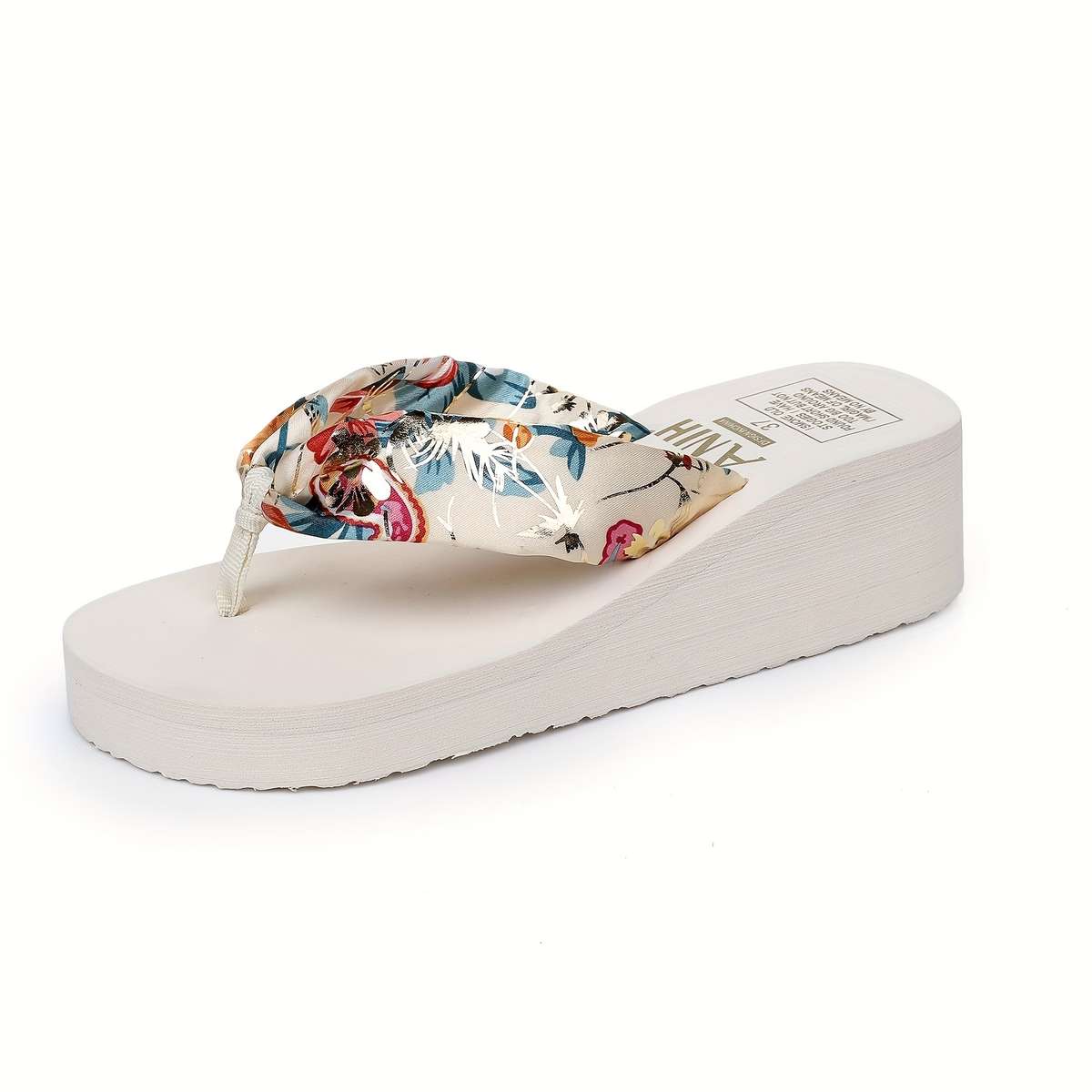 Ladies Summer Flip Flops White Uk 2