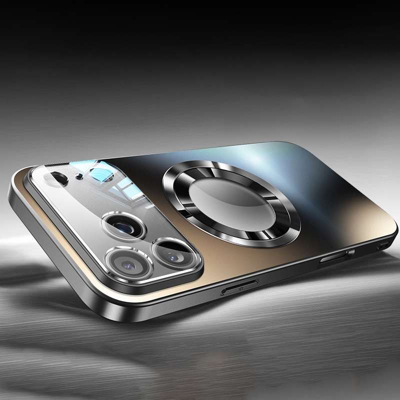 Phone Case Golden Compatible Model Iphone 16 Pro Max