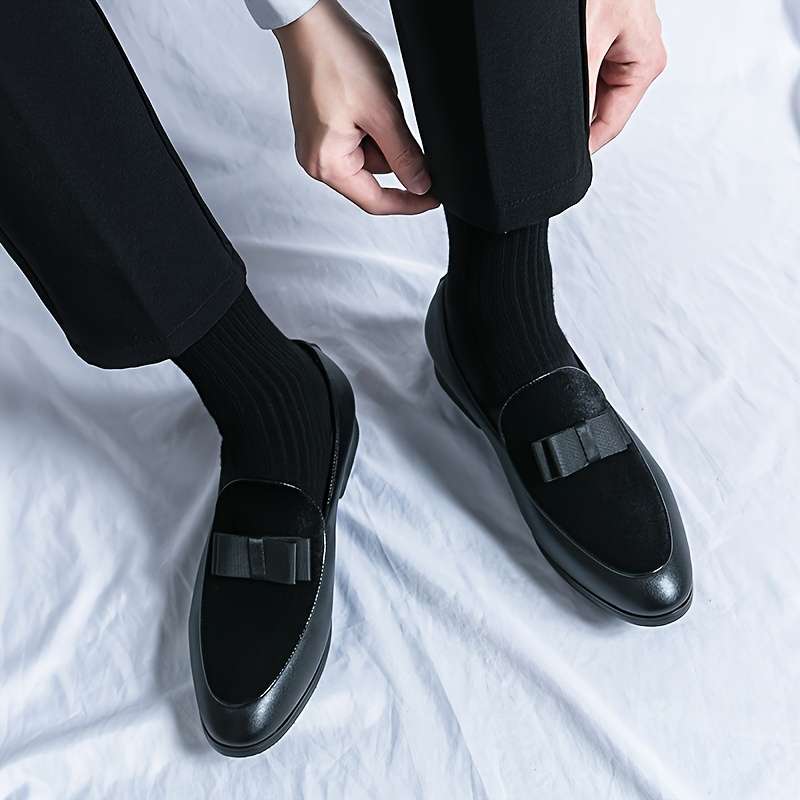Mens Leather Shoes Color Black Sizeuk 11