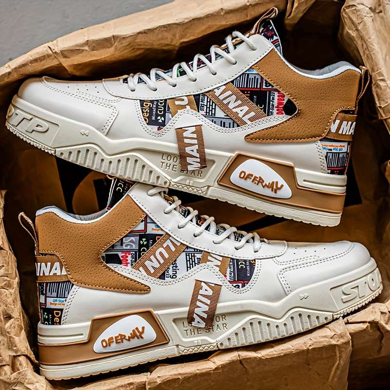 Sneakers Color Khaki Sizeuk 7