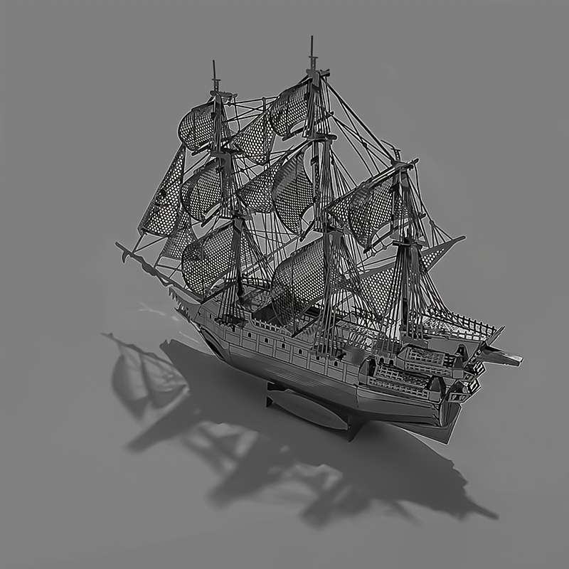 3D Jigsaw Puzzle Model Ship Items Soaring Dutchman Metal Puzzle