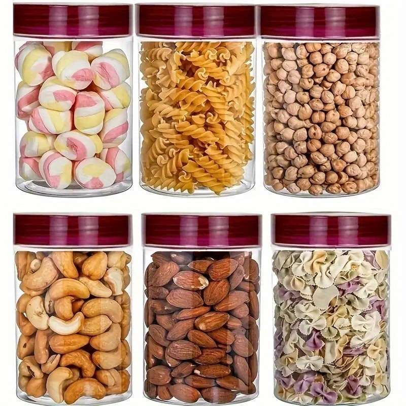 Sealed Jar Model Plastic Bottle 6Pcs