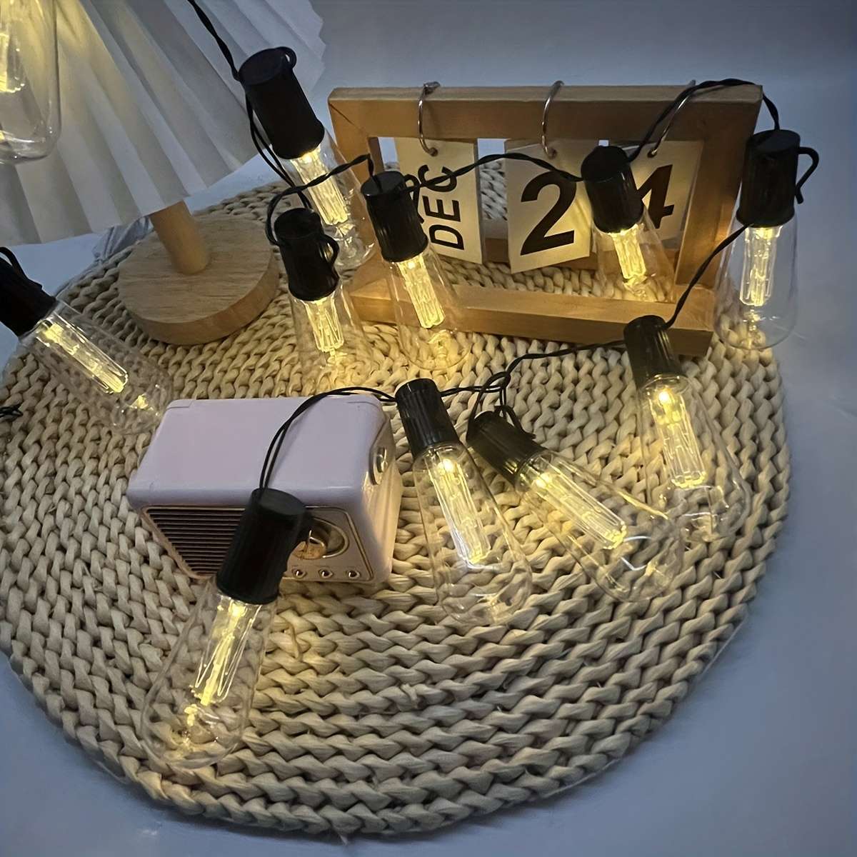 String Lights Color Warm White Size3.65Meter 3.65M12Leds