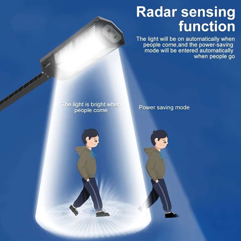 Solar Emergency Lights Color Black