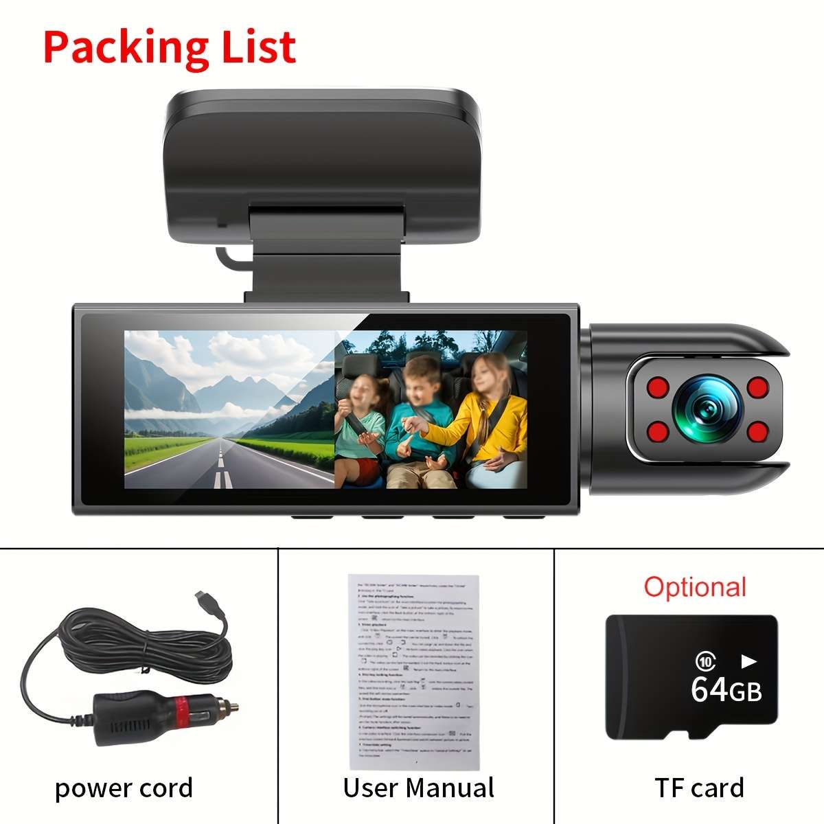 Dashcam Model M8 D8  32Gb