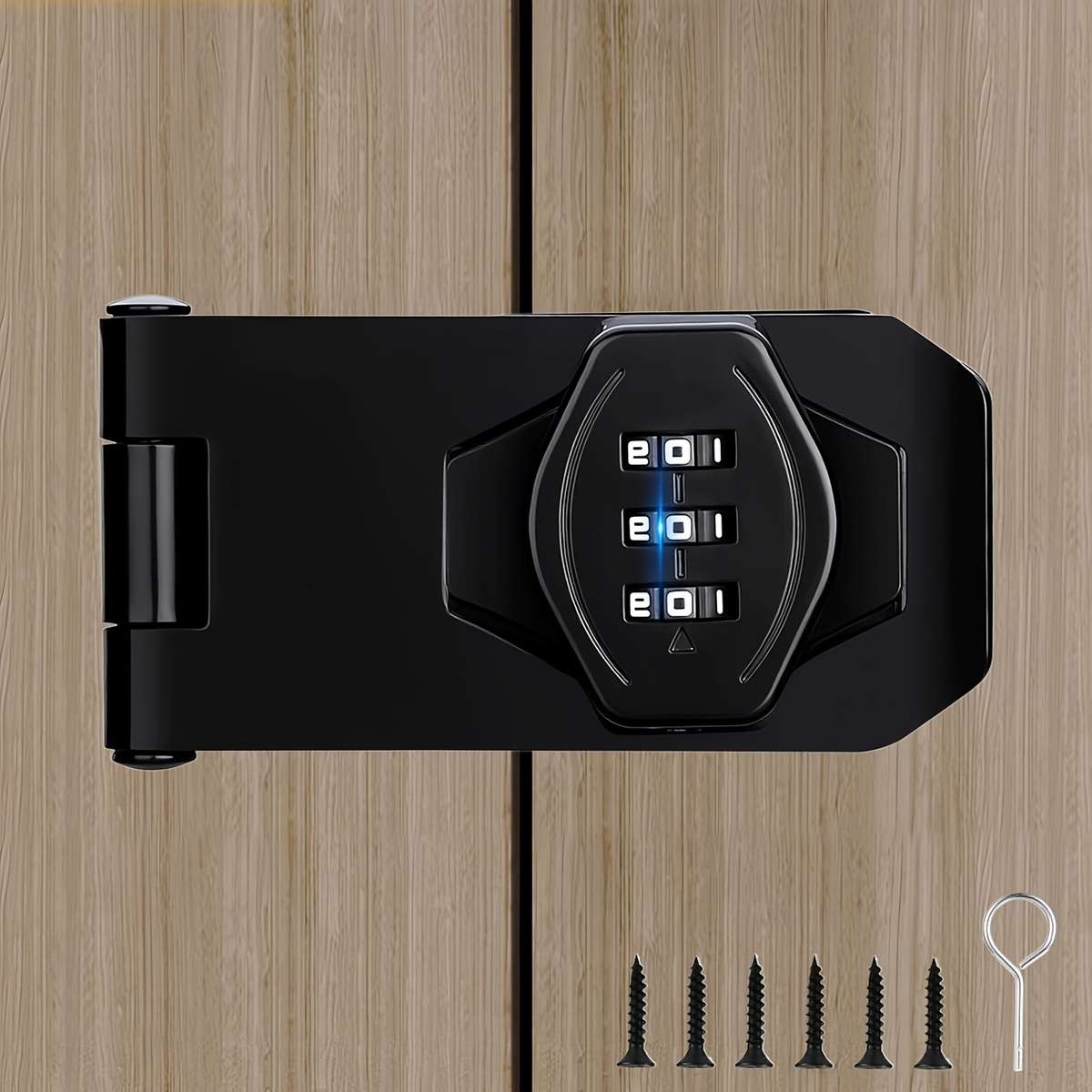 Lock Color Black Size 7.62 Cm
