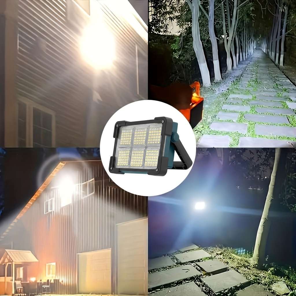 Solar Emergency Lights Color Blackish Green