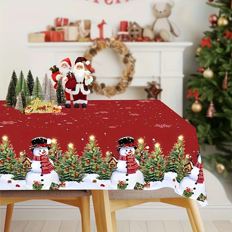 Christmas Tablecloth Size Round 150Cm