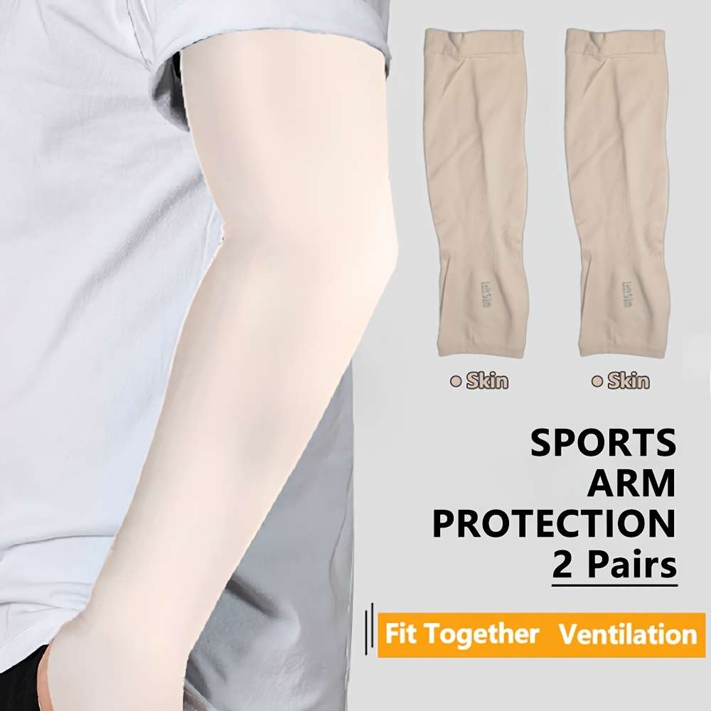 Sunscreen Sleeves Color White