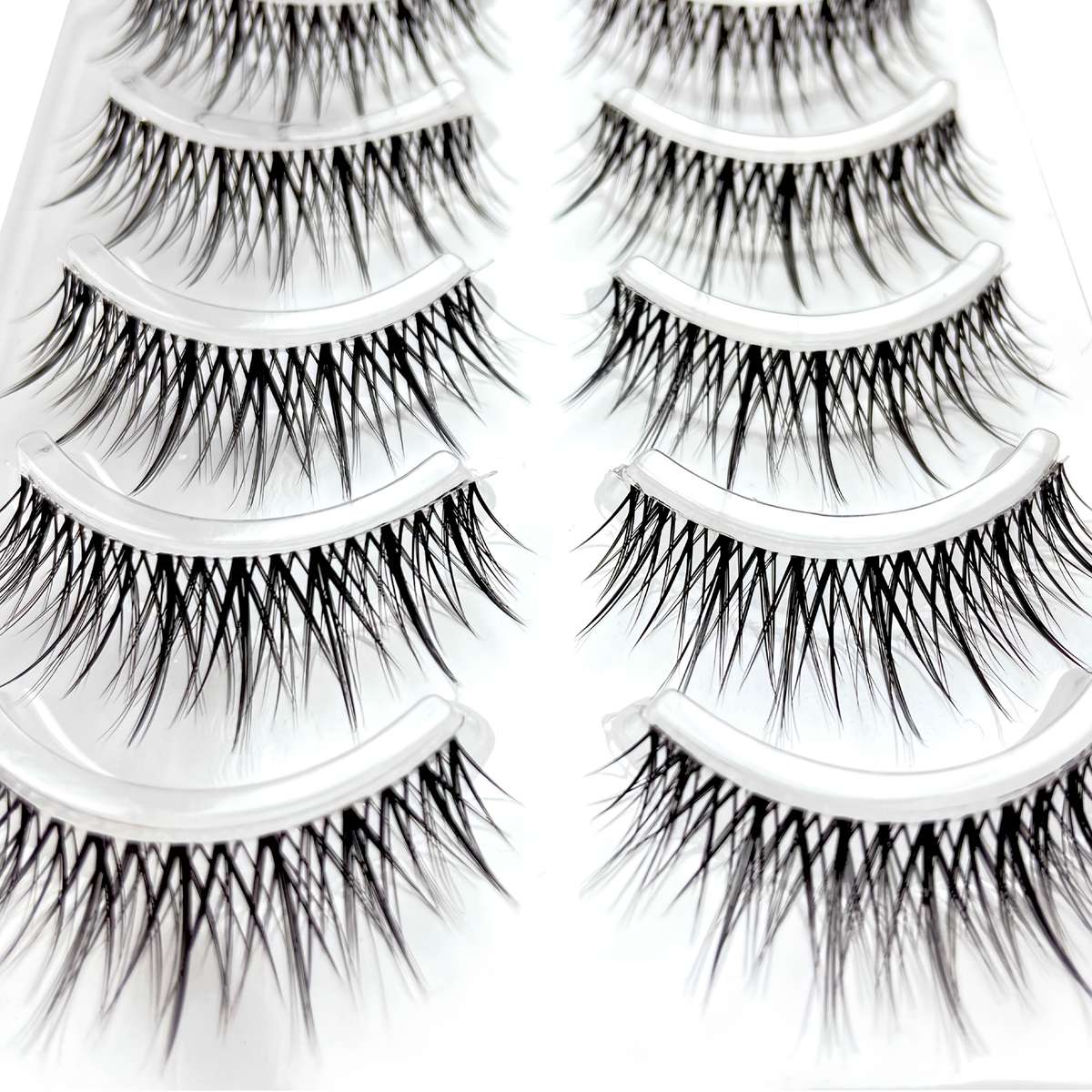 False Eyelashes Style Cross Eyelashes Quantity 5 Pairs