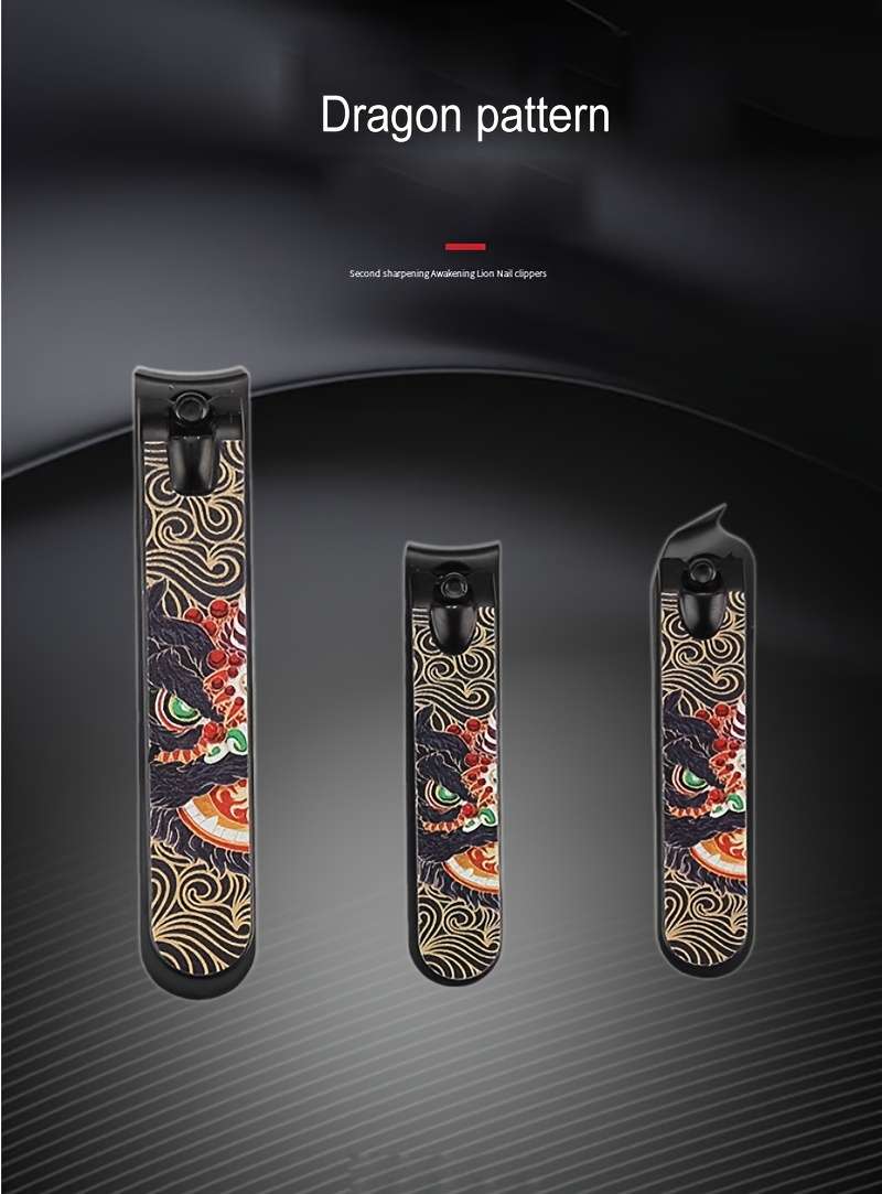 3pcs Set of Double-edged Super Hard Precision Steel Nail Clippers High Carbon Steel Sharp Nail