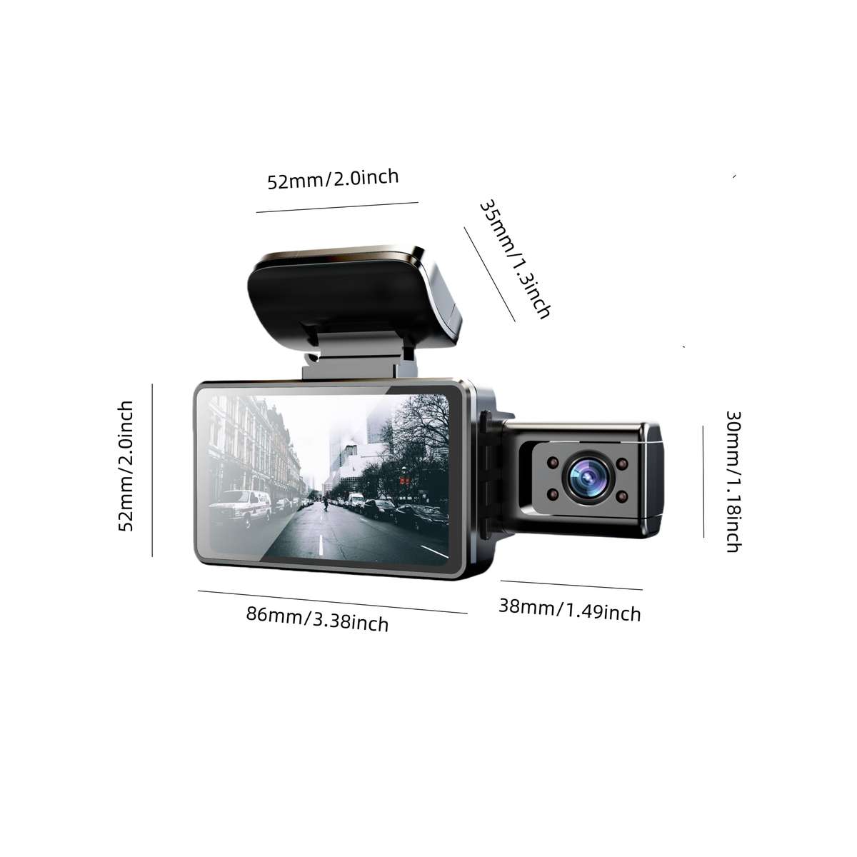 Dashcam Style No Memory Card A88