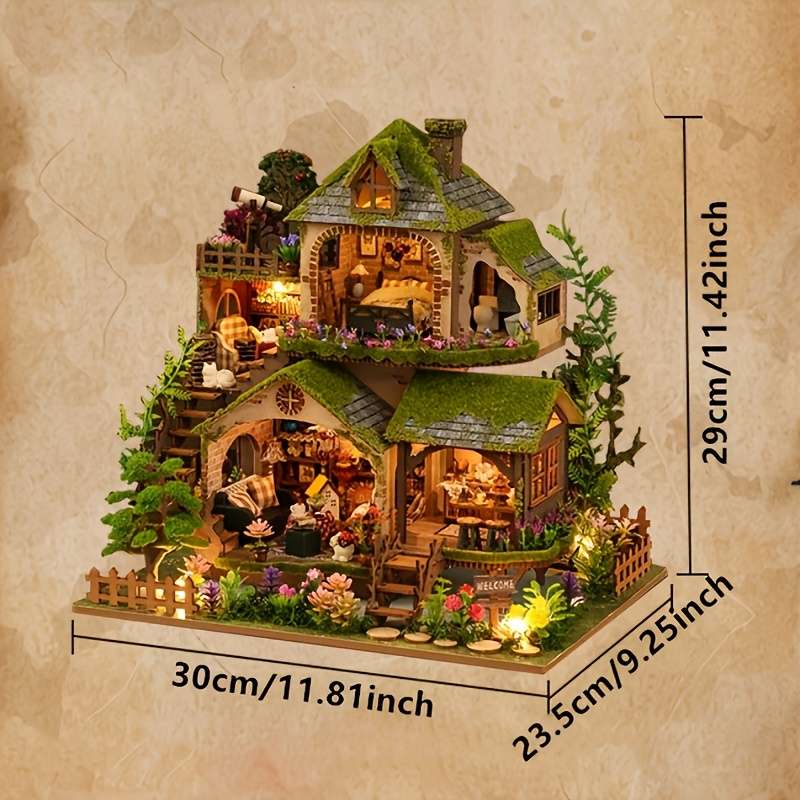 Building Toy Architectural Model Toy Set Style Forest Adventure
