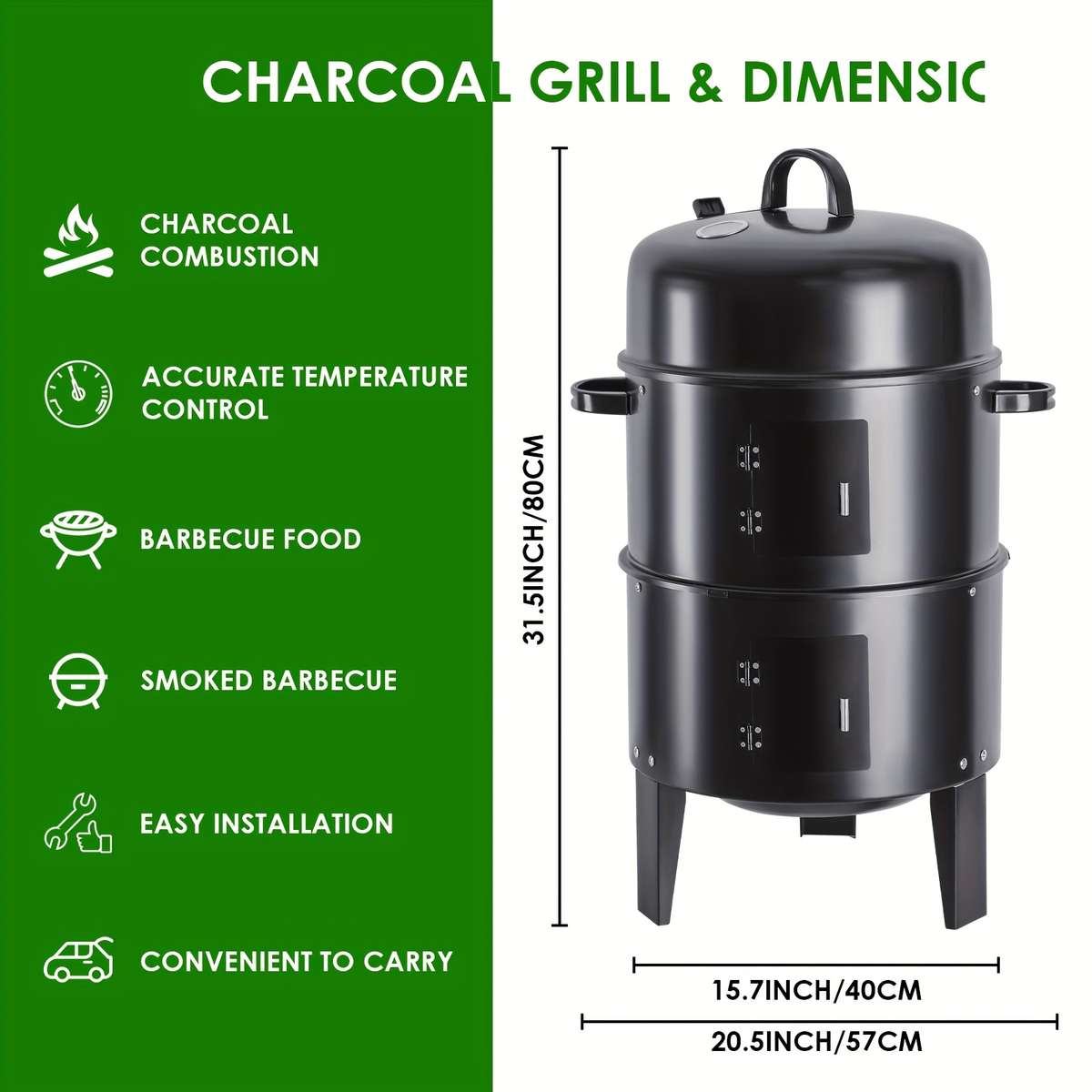 Barbecue Grill Color Black