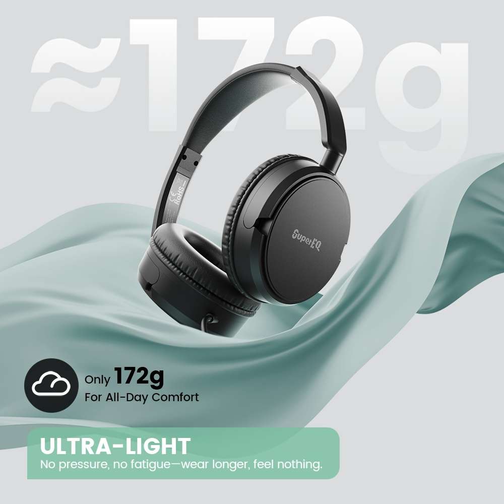 Wired Headphones Black