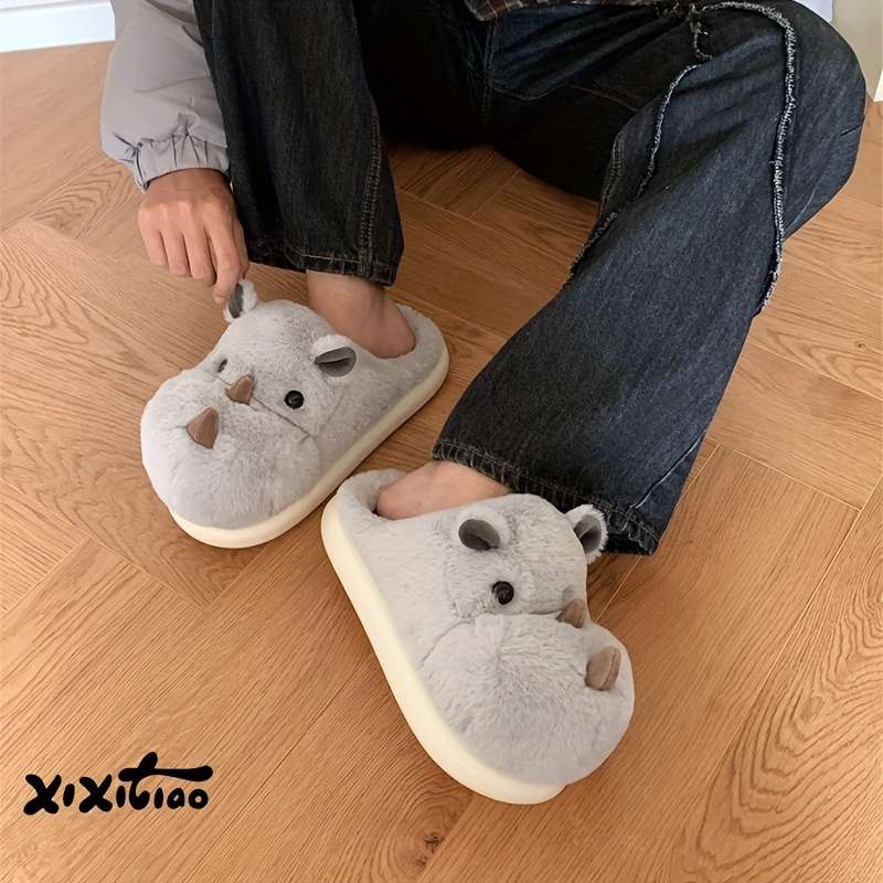 Cotton Slippers Color Grey Blue Sizeuk 1.5-2