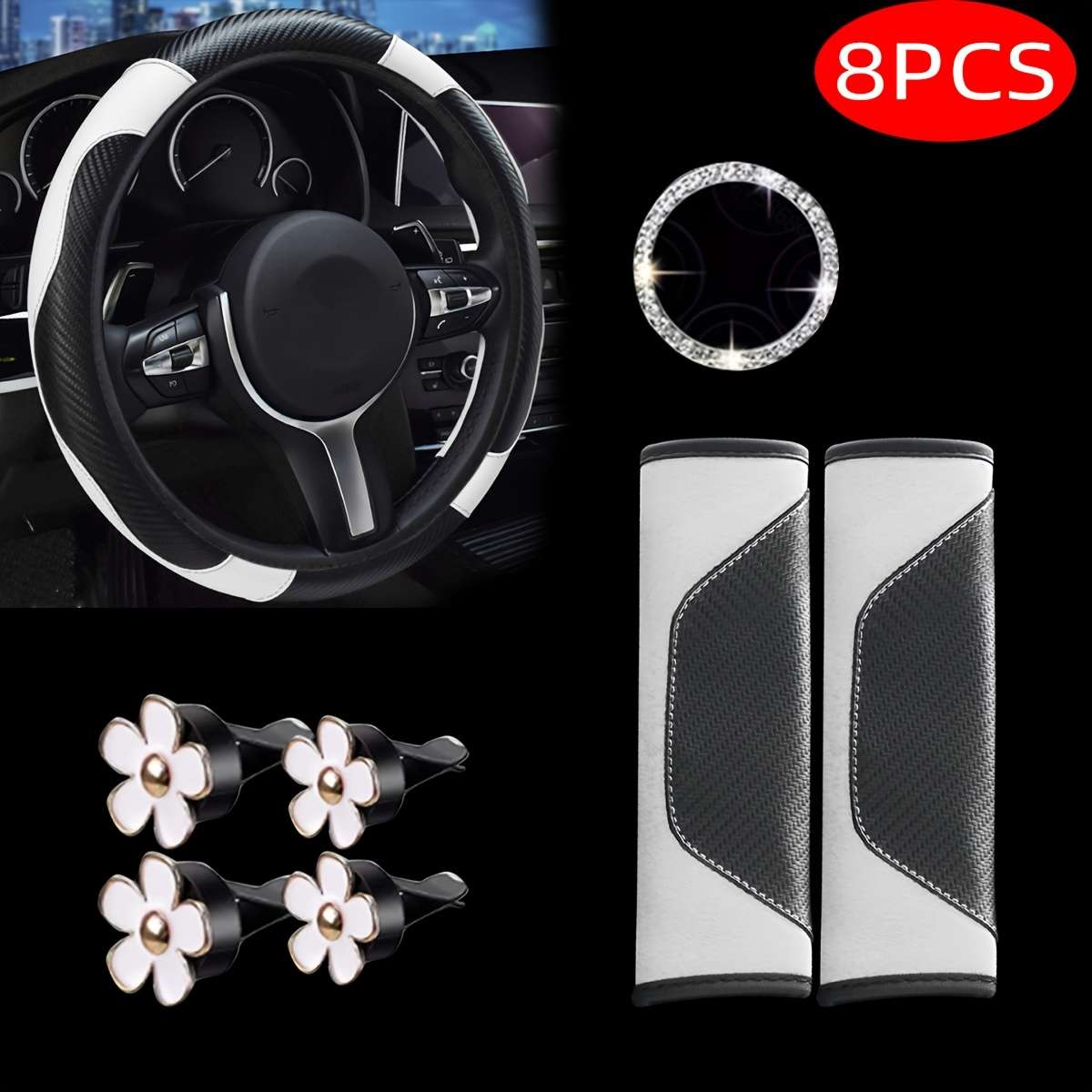 Car Steering Wheel Cover Purple