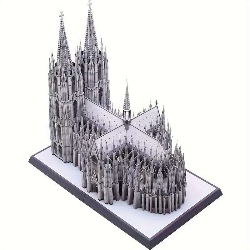 Building Toy Architectural Model Toy Set Model Cologne Church Material Pack