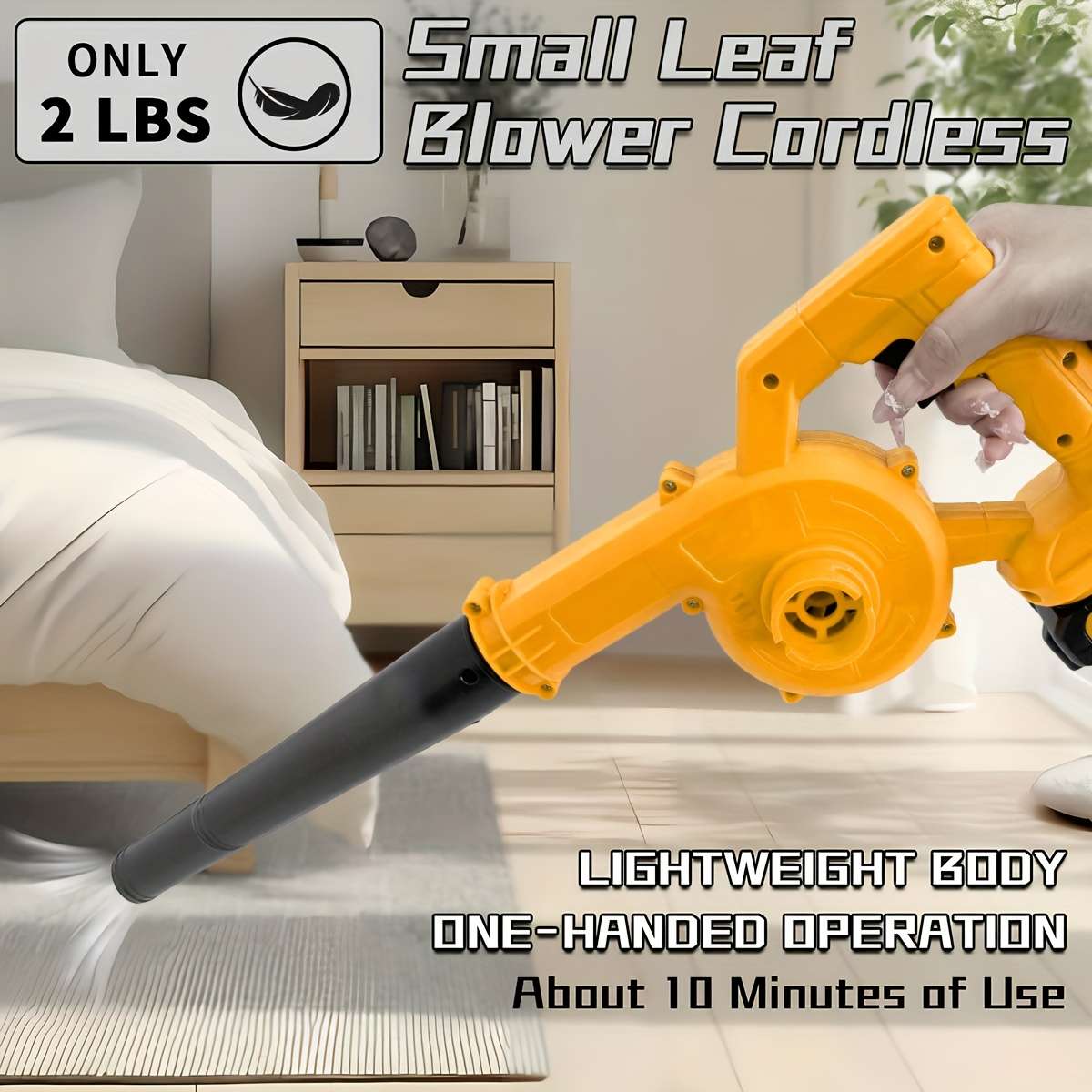Vacuum Cleaner Color Yellow Model1300Mah*2D